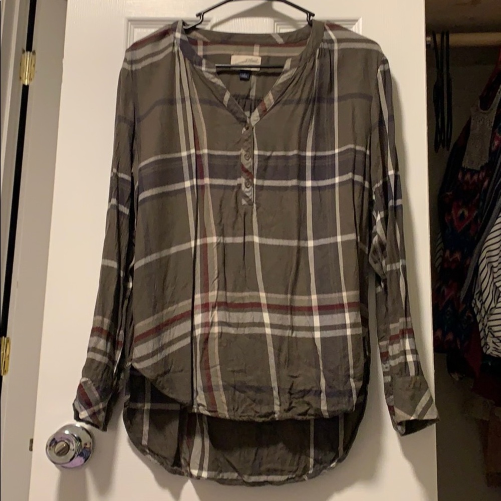 Flannel Button down shirt